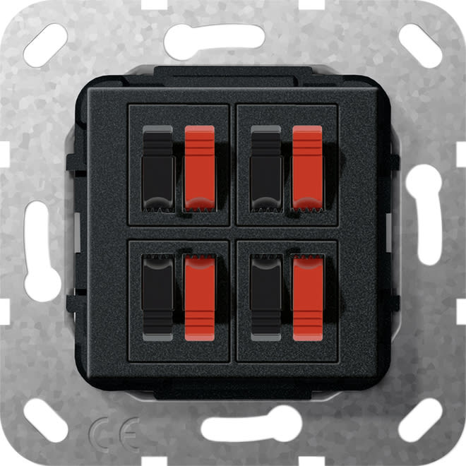 GIRA - GIR569410 COLLEGAM.ALTOPARL. 4-M MODULO NERO O
