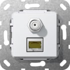 GIRA - GGI569703 MJ RJ45 Cat.6A 10 Gbit SAT-F-Buchse Kpl.