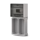 SCAME PARRE SPA - SCA573.5121 BASE + CENTRALINO X 2 PRESE 16/32A