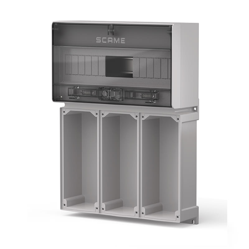 SCAME PARRE SPA - SCA573.5131 BASE + CENTRALINO X 3 PRESE 16/32A