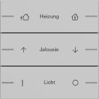 GIRA - GIR5763015 SET BIL. 3-M PERS. SENS.TATT.4.55 GRIGI