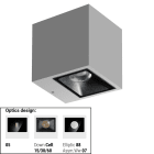 LINEA LIGHT (ILED) - ILD76248W60 CUBIT 31 1L MONO 17WAC ON/OFF GG