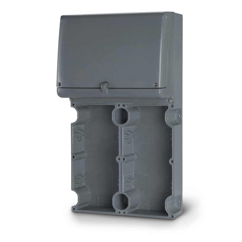 SCAME PARRE SPA - SCA579.5121 BASE + CENTRALINO X 2 PRESE GRP 16/32A