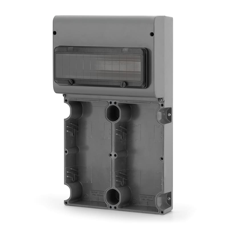 SCAME PARRE SPA - SCA579.5122.D BASE+CENTRALINO TR. X 2 PRESE GRP 16/32A