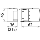 DEHN ITALIA SPA - DEH961010 Scaricatore di corrente da fulmine modulo di protezione a spinterometro N-PE per DEHNgap M