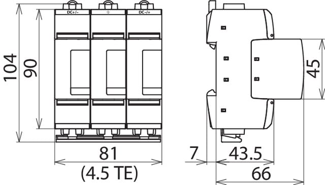 DEHN ITALIA SPA - DEH952520 SPD T2 FV FINO A 1500V FUSE INTERNO