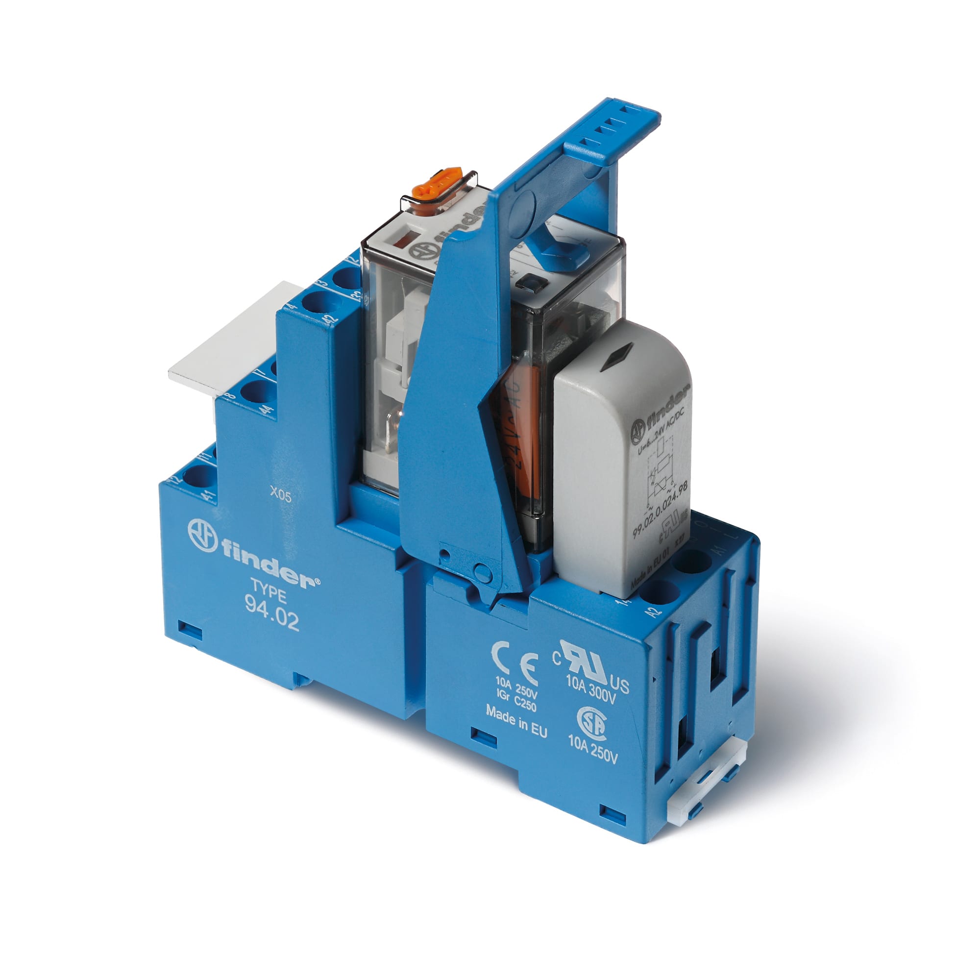 FINDER SPA - FIN583281200060SPB INTERFACCIA MODULARE A RELÈ 2 CONTATTI 10A