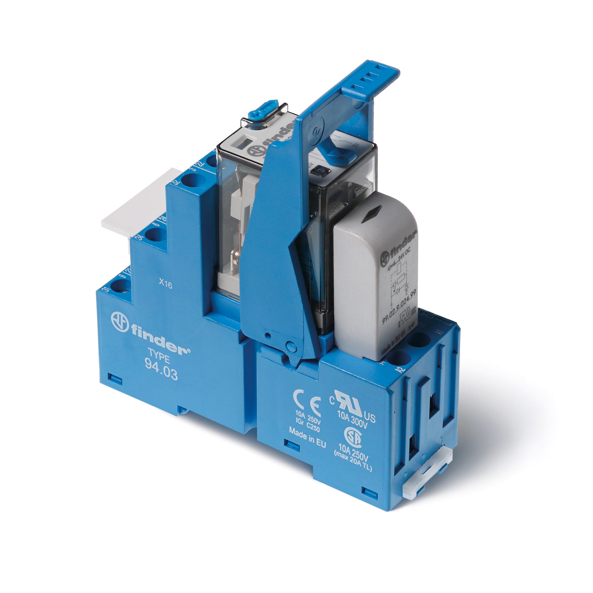 FINDER SPA - FIN583381200060SPB INTERFACCIA MODULARE RELE 3 CONTATTI 10