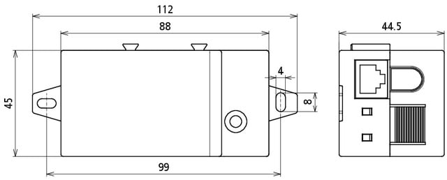 DEHN ITALIA SPA - DEH922220 """Scaricatore rete dati DEHNbox, Art. 922" 220, Tipo DBX TC B 180, confezionato eti "chetta DE/EN"""