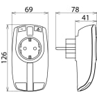 DEHN ITALIA SPA - DEH909310 SPD DEHNprotector adattatore combinato per lato energia e lato dati