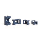 HELLERMANNTYTON Srl - HEE151-01020 BASETTA RILEVABILE 24.8X14.3 BLU MCKR8G5