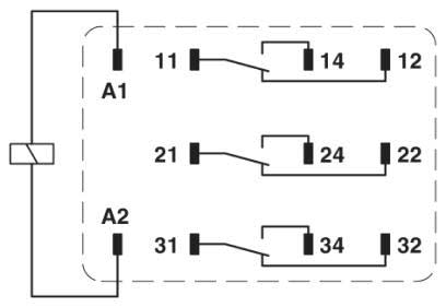PHOENIX CONTACT - PHC2903705 REL-PR3-230AC/3X21 RELE SINGOLO