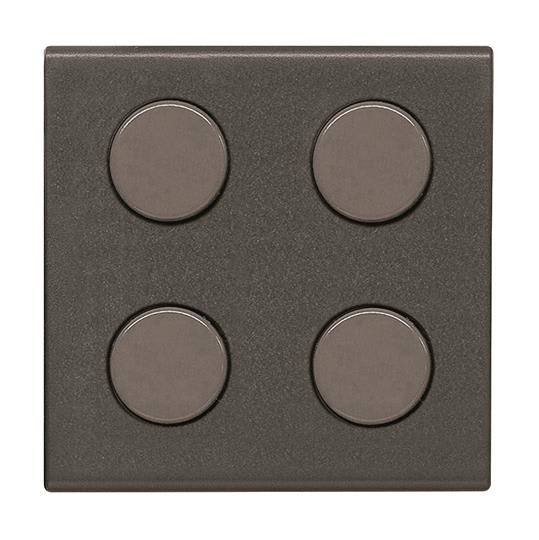 ABB SPA - ABBZ1702AN COVER ANTRACITE MOD. 2IN SR-4-N2 AN