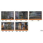BM SPA - BMM059041164 Assortimento di 153 utensili per manutenzioni industriali in termoformato rigido in ABS