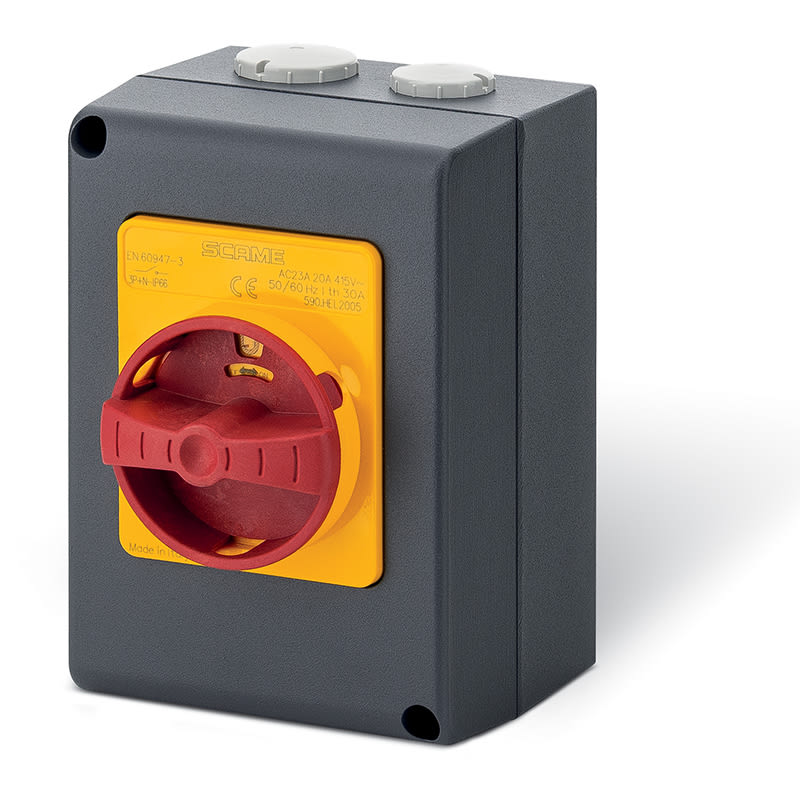 SCAME PARRE SPA - SCA590.HEL4005 INT. DI MANOVRA/SEZ. 40A 3P+N IP66