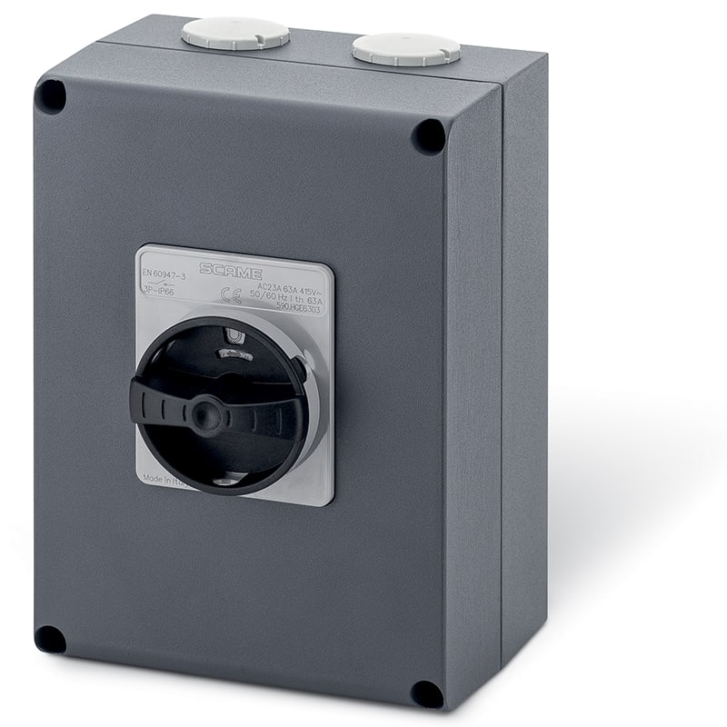 SCAME PARRE SPA - SCA590.HGE8002.SN INT. DI MANOVRA/SEZ. 80A 1P+N LINK