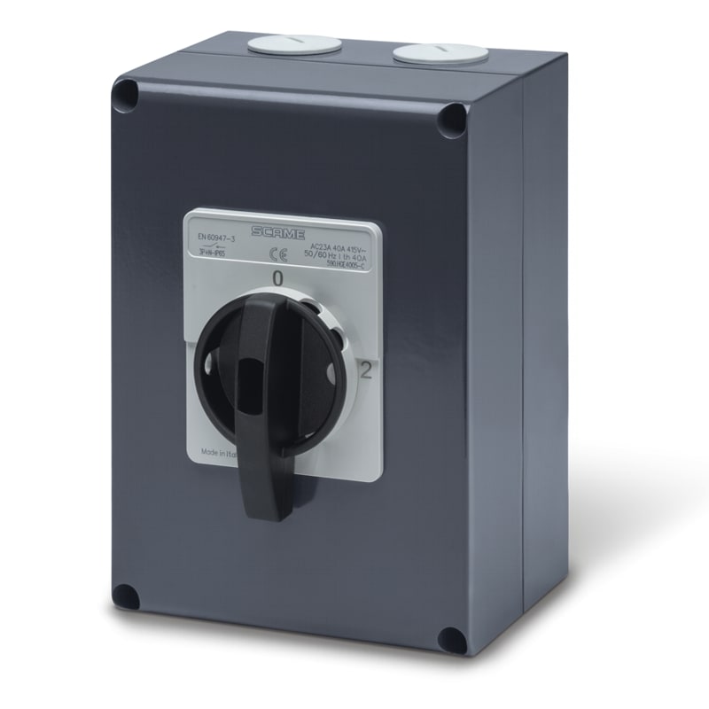 SCAME PARRE SPA - SCA590.HGE3203-C COMMUTATORE IN CASSETTA 32A 3P IP66