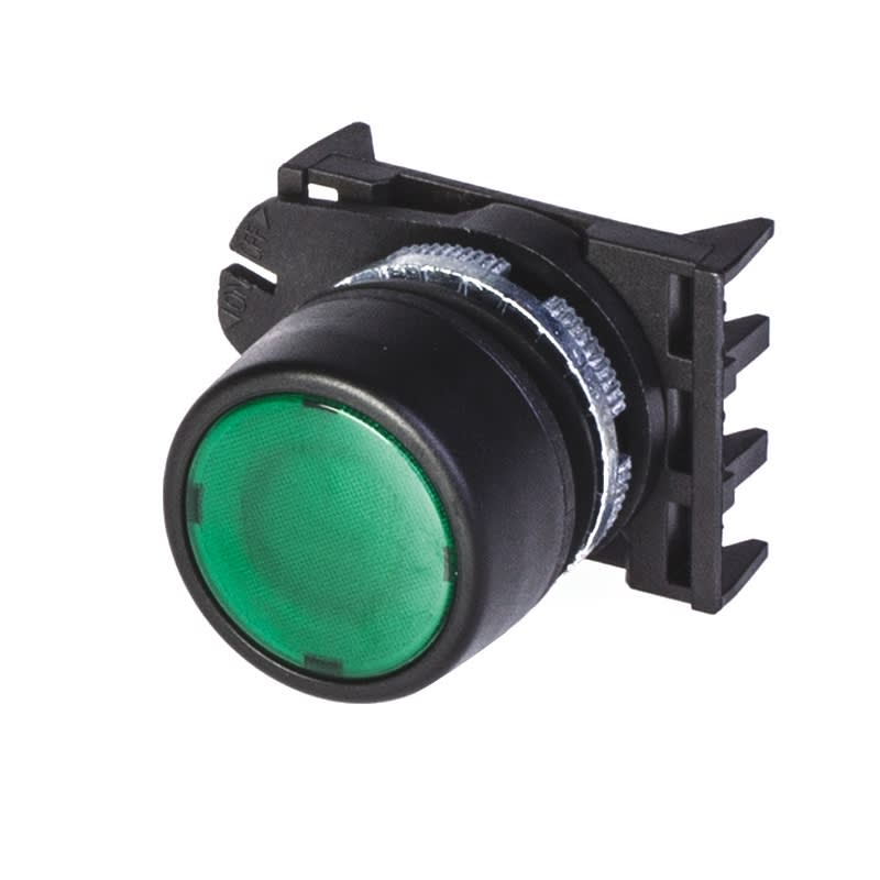 SCAME PARRE SPA - SCA590.PPRL2 PULSANTE RASATO LUMINOSO VERDE