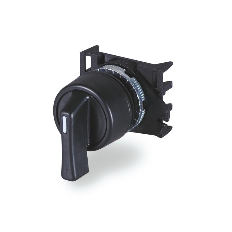 SCAME PARRE SPA - SCA590.PSLN8T3 SELETTORE LEVA LUNGA NERO 3POS.A IMPULSO