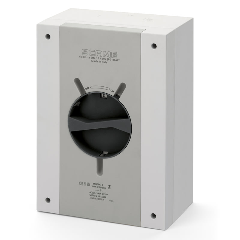 SCAME PARRE SPA - SCA590.CGE16003 INT. DI MANOVRA/SEZ. 160A 3P IP55