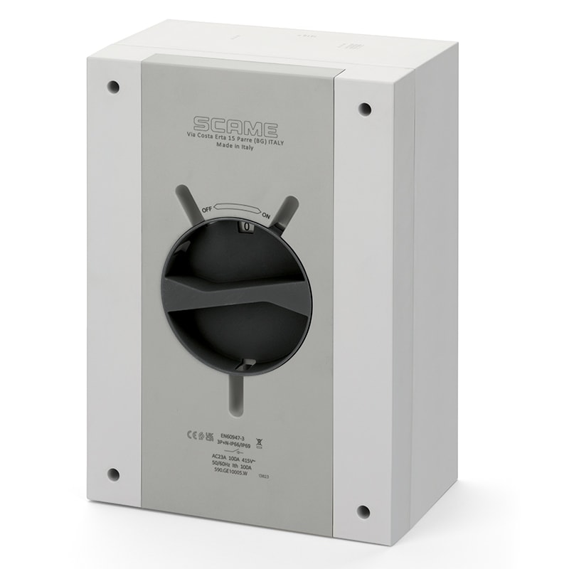 SCAME PARRE SPA - SCA590.GE10003.W INT. DI MANOVRA/SEZ. 100A 3P IP66/IP69