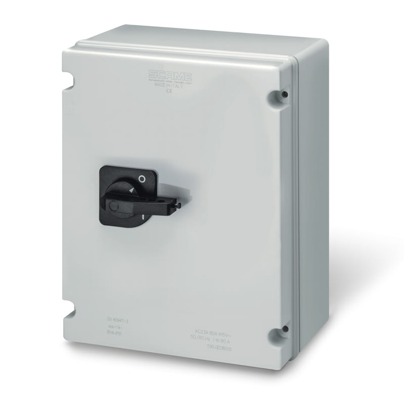 SCAME PARRE SPA - SCA590.EMB12505 INT. DI MANOVRA/SEZ. 125A 3P+N IP55