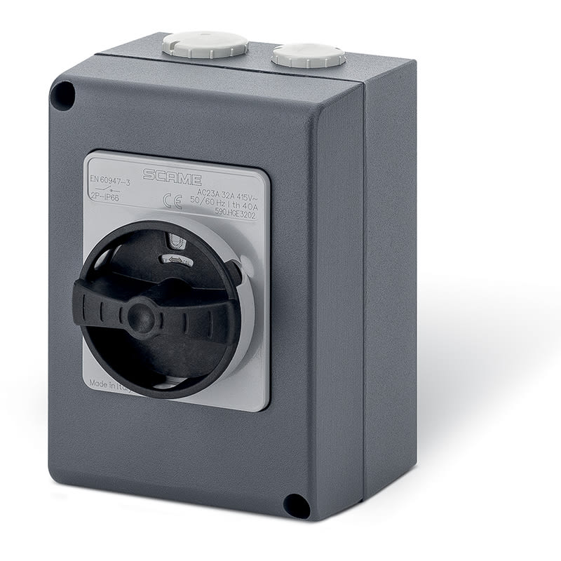 SCAME PARRE SPA - SCA590.HGE2002 INT. DI MANOVRA/SEZ. 20A 2P IP66