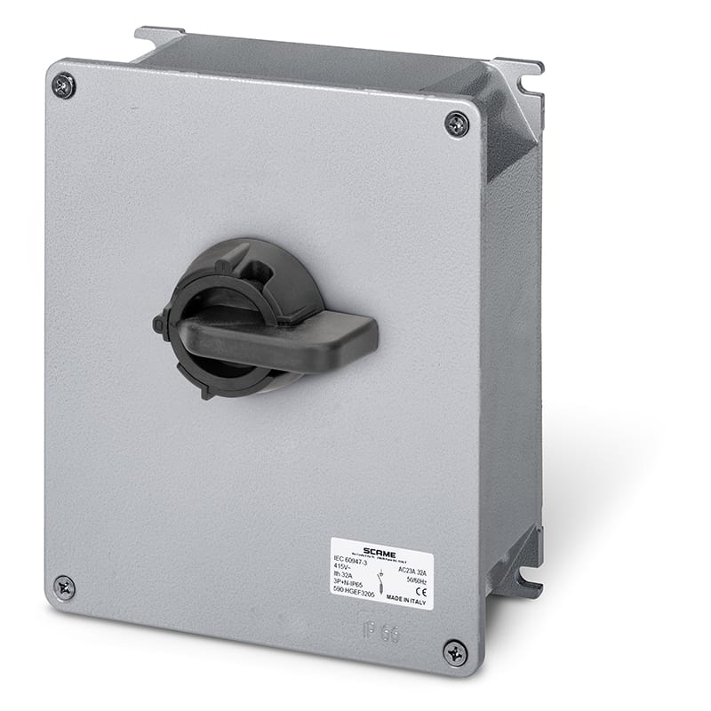 SCAME PARRE SPA - SCA590.HGEF1603 INT. DI MANOVRA/SEZ. 16A 3P IP65