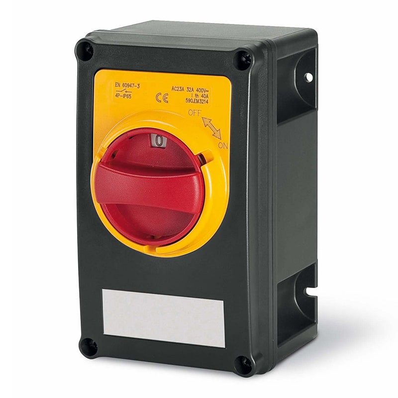 SCAME PARRE SPA - SCA590.JEM4005 DISP. COMANDO EMERG. IP66 40A 3P+N
