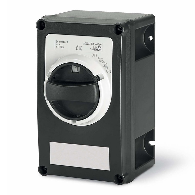 SCAME PARRE SPA - SCA590.JGE3205 DISP. COMANDO GENER. IP66 32A 3P+N