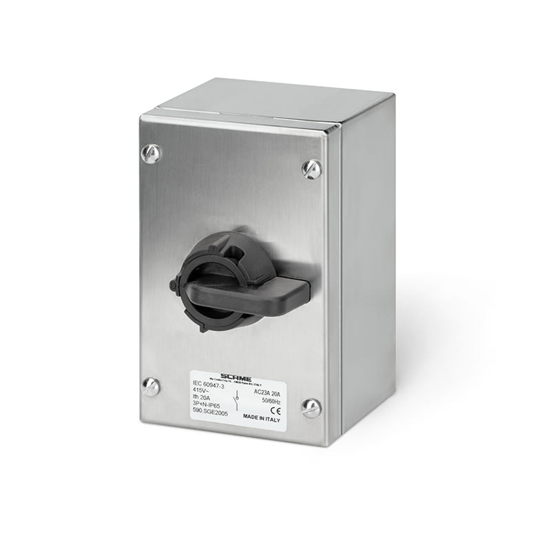 SCAME PARRE SPA - SCA590.SGE3203.W INT. DI MANOVRA/SEZ. 32A 3P IP65