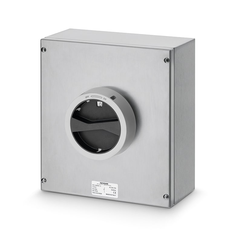 SCAME PARRE SPA - SCA590.SGE2508 ISOLATORS IN ACCIAIO 25A 8 POLI GENERALE