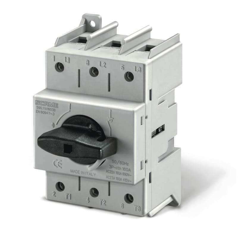SCAME PARRE SPA - SCA590.YA1605B INT. DI MANOVRA/SEZ. 160A 4P(3P+N)