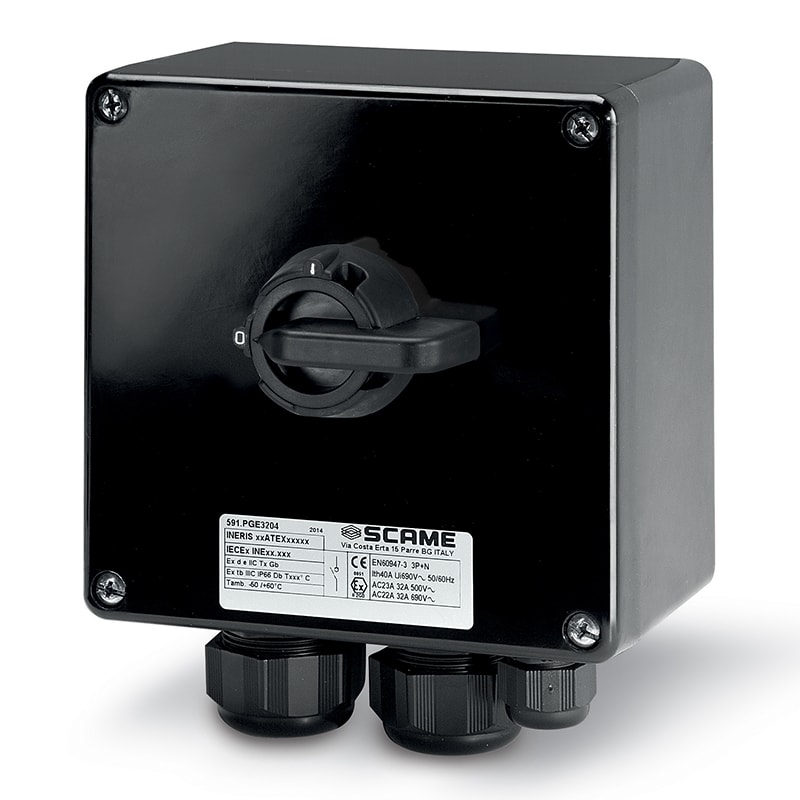 SCAME PARRE SPA - SCA591.PGE3204 DISP. COM. GENERALE EX GD 3/4P 32A GRP