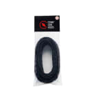 LE PROLUNGHE SAS - PRG5927/10-N TRECCIA SETA 3G0.50 NERO MT. 10