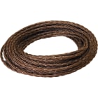 LE PROLUNGHE SAS - PRG5928/25-MR TRECCIA SETA 3G0.75 MARRONE MT. 25