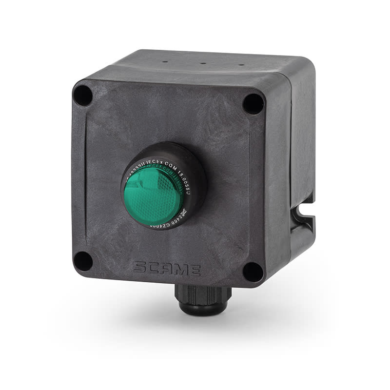 SCAME PARRE SPA - SCA593.111-1LDG CONTROL STATION EX 95X95X80MM