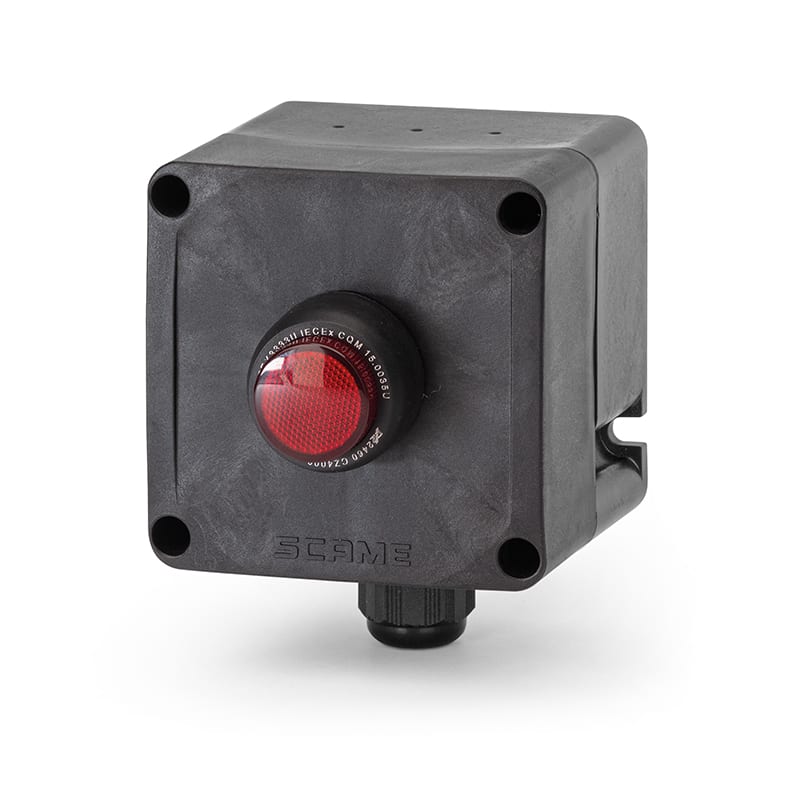 SCAME PARRE SPA - SCA593.111-1LDR CONTROL STATION EX 95X95X80MM