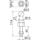 DEHN ITALIA SPA - DEH755245 Kugelfestpunkt