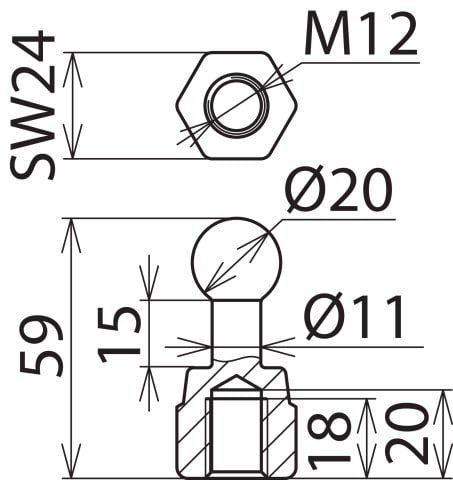 DEHN ITALIA SPA - DEH754200 KFP 20 M12