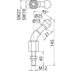 DEHN ITALIA SPA - DEH756245 KFP 25 W45 M12 45SSM
