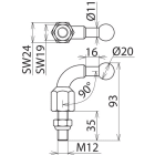 DEHN ITALIA SPA - DEH707235 Kugelfestpunkt