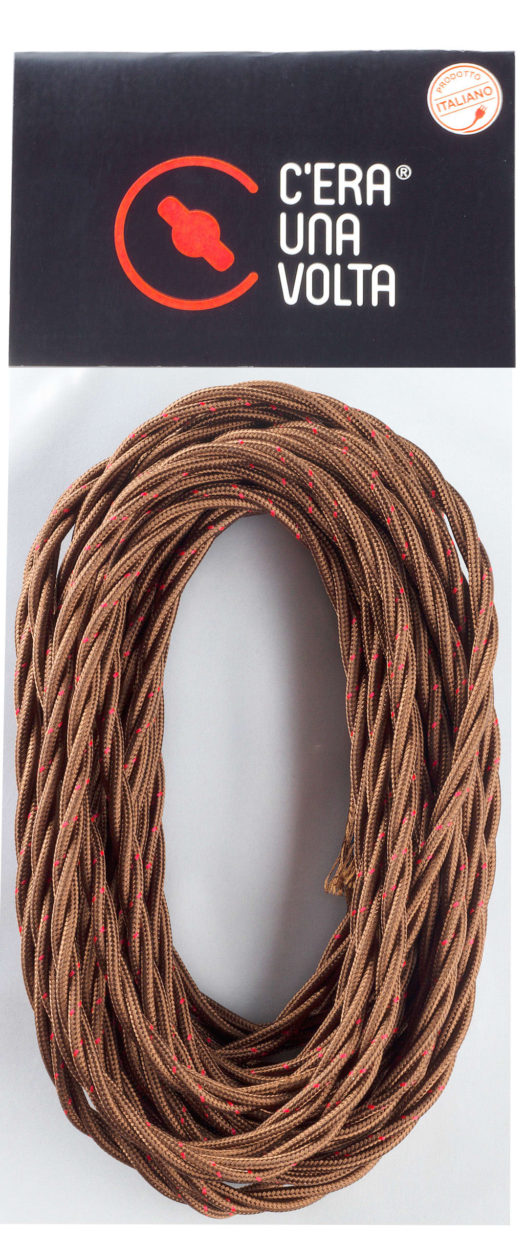 LE PROLUNGHE SAS - PRG5932/10-MR TRECCIA COTONE 3G1 MT. 10 MARRONE