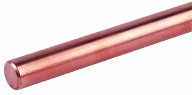 DEHN ITALIA SPA - DEH101007 Asta di captazione D 10mm L 1000mm Cu bo mbata su entrambi i lati