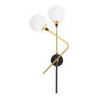 LINEA LIGHT-STILNOVO - SNV9558 GALASSIA P.TE 2L SX OTTONE DORATO
