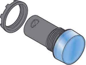 ABB SPA - ABBCL2502L CL2-502L LAMP. LED BLU, 24VCA/CC