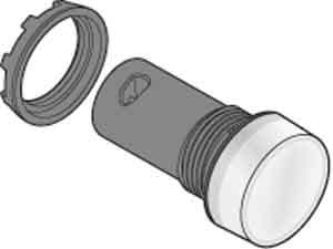 ABB SPA - ABBCL2502C CL2-502C Lamp. LED BIANCO, 24Vca/cc