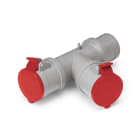 SCAME PARRE SPA - SCA600.2005-066 ADATTATORE 2X3P+N+T 380V 32A IP44