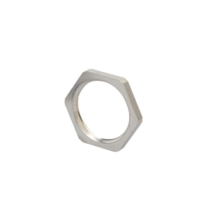 COSMEC - CSM6006E-50 Ghiera ribassata in ottone nichelato, filettatura Metrica 50 x 1,5 , Tipo B