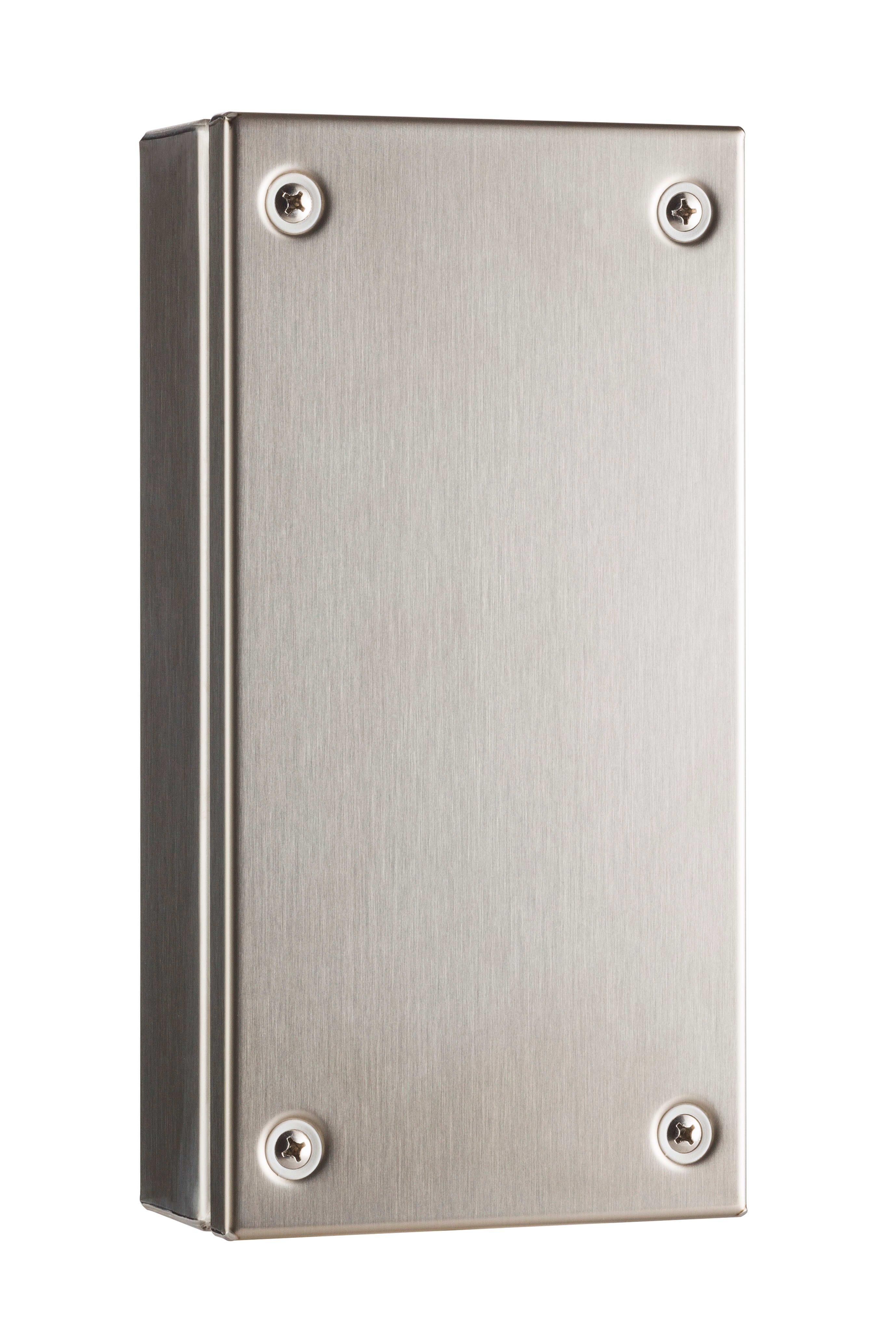 ZANARDO SPA - ZNDES-PU16109A PULSANTIERA H.100XL.160XP.90 INOX304